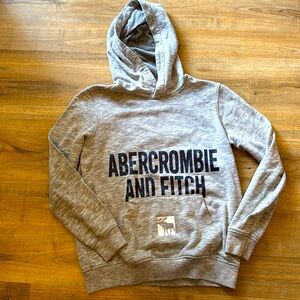 EUC - Abercrombie Kids boys’ logo hoodie - size 13/4